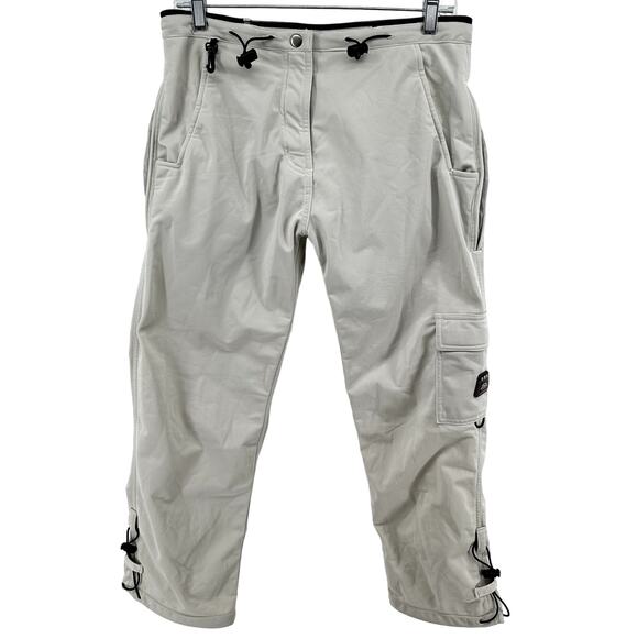 686 Ski Cargo Pants Winter Snow Relaxed Straight Snowboarding White S 32x29 - Picture 1 of 7